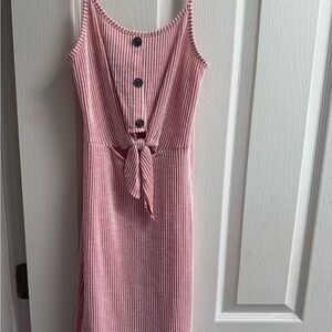 Fitted striped cut out dress from Anthropology Caution to the Wind - size small